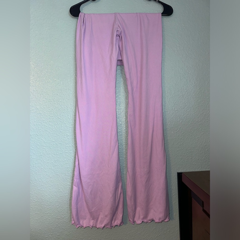 Women’s flare purple leggings